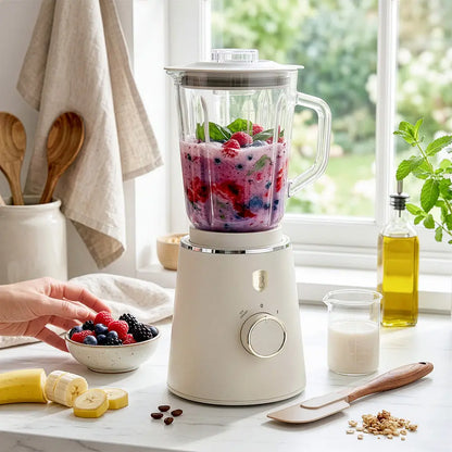 BerlingerHaus 1000W Stainless Steel Blender with 1.5L Jar