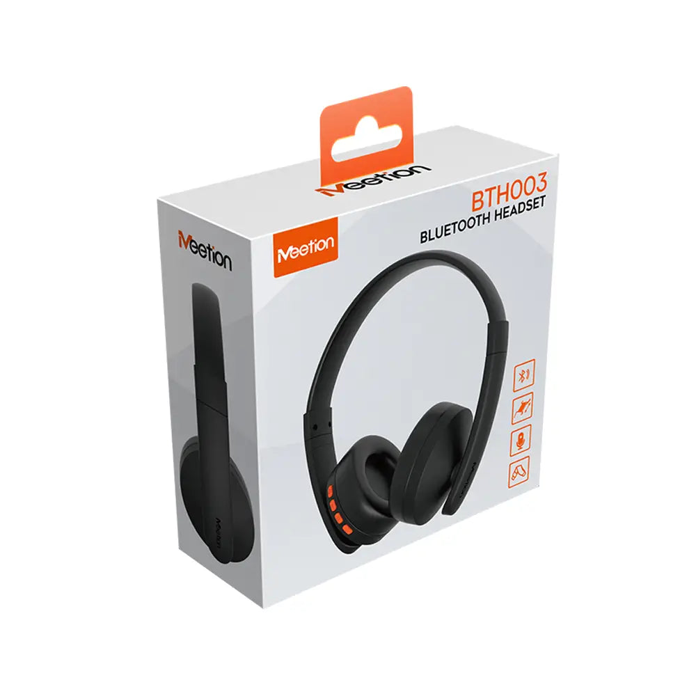 Meetion BTH003 Black Wireless Over-Ear Headphones