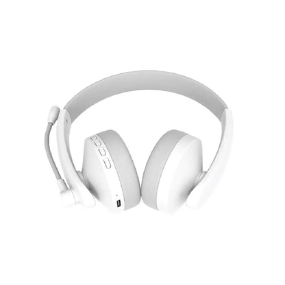 White Meetion BTH003 Wireless Headphones Compact Design