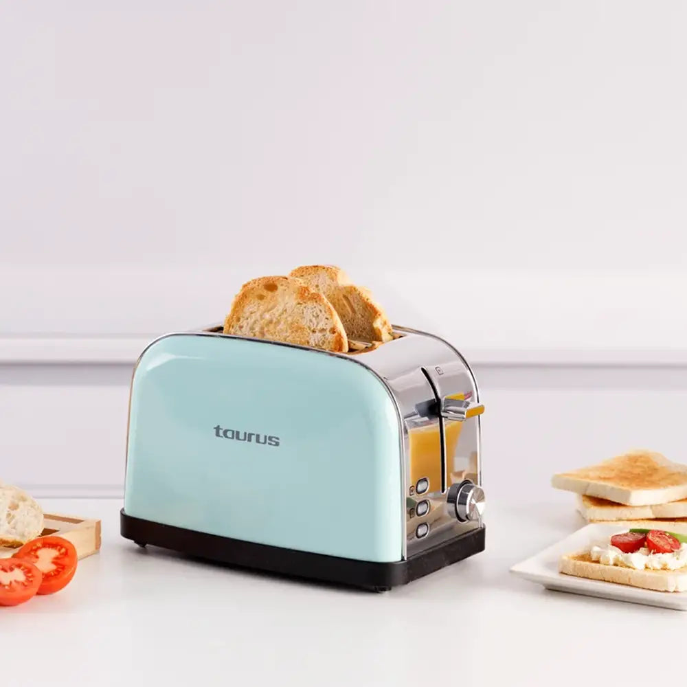 Taurus TO950X Vintage Mint Toaster with 7 Toasting Settings