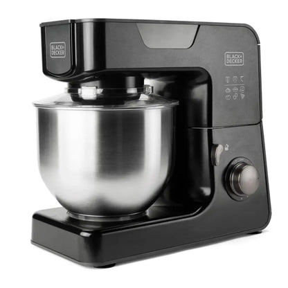 Black+Decker BXKM1000E Stand Mixer in Black – Durable Kitchen Essentia