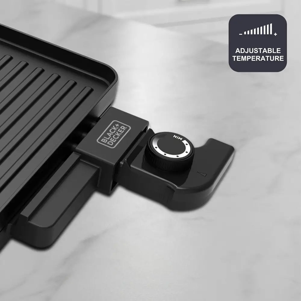 Black+Decker BXGD2200E Electric Grill in Black