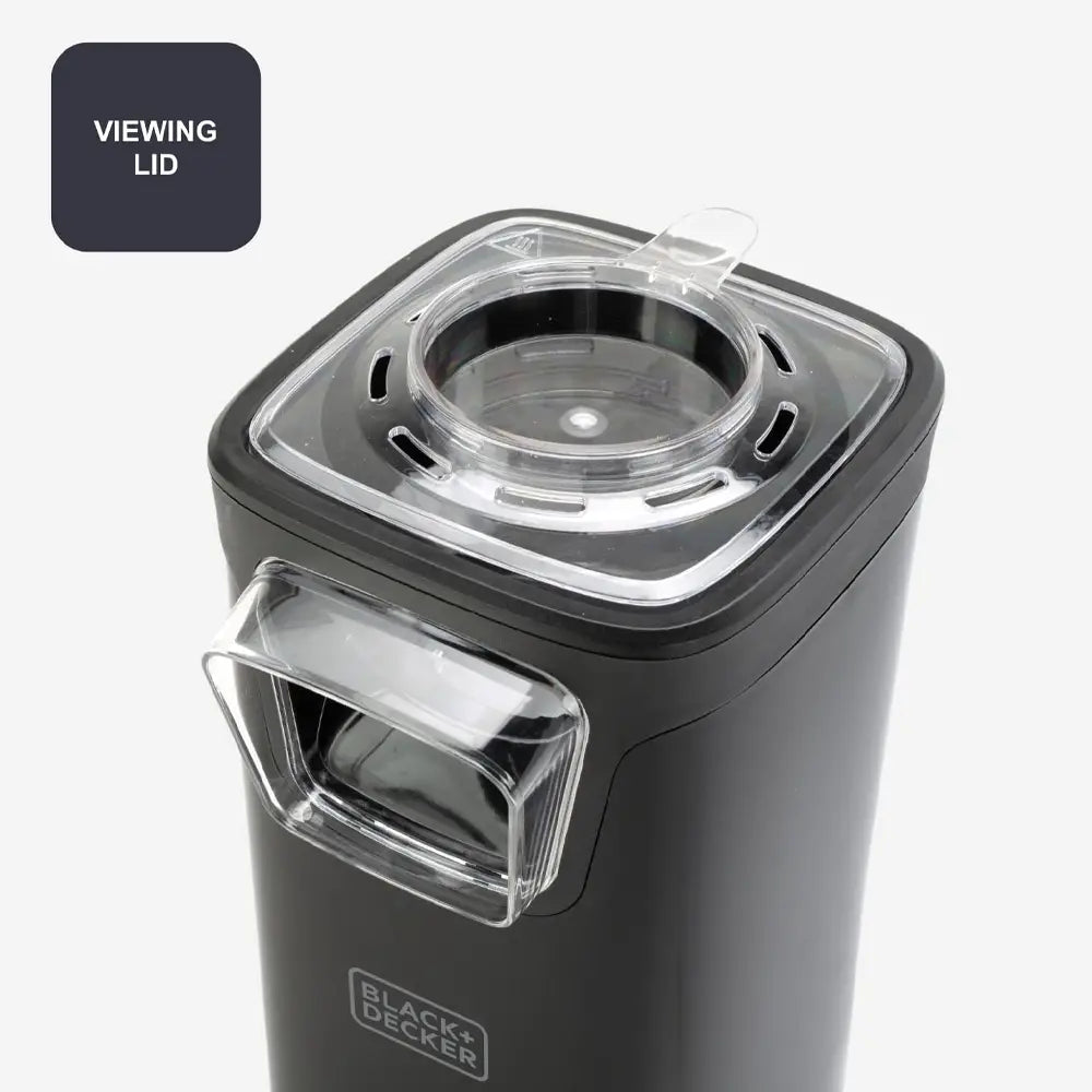 Black+Decker BXPC1100E Hot Air Popcorn Maker - Black