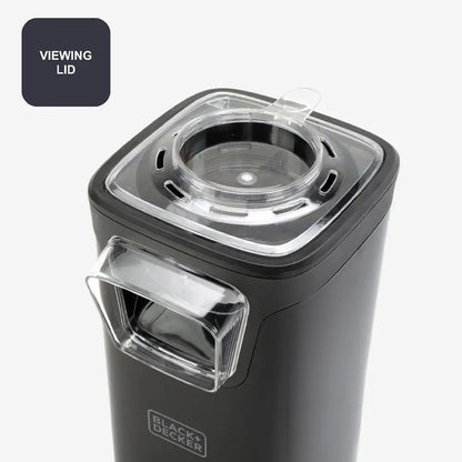 Black+Decker BXPC1100E Hot Air Popcorn Maker - Black