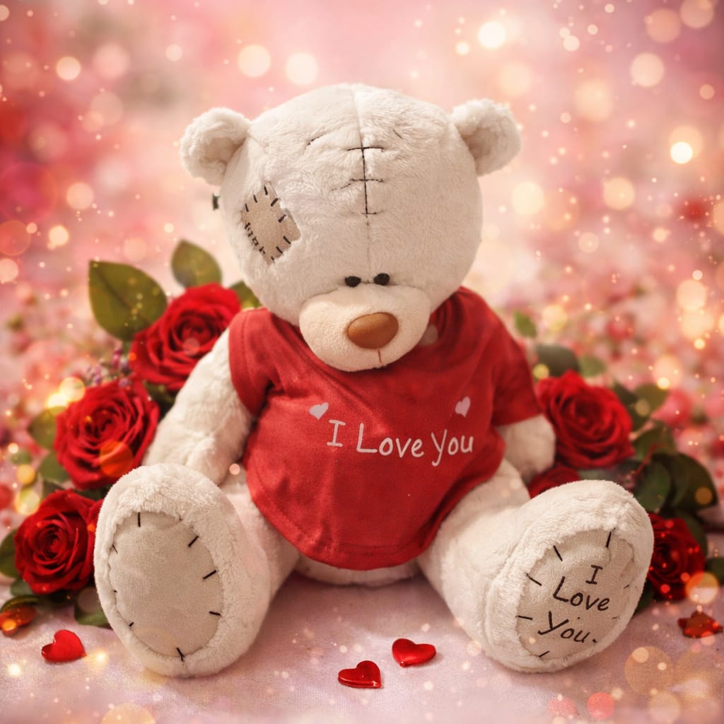 Soft teddy bear TEDDY