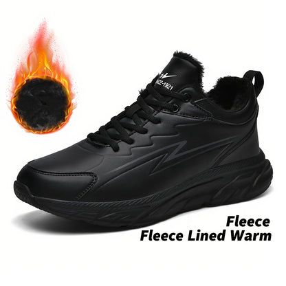 Men'S & Women'S All-Season Snow Sports Shoes - Warm Comfortable Low-Top Sneakers with Lightweight EVA Sole, Durable Synthetic Synthetic Faux Upper & Fabric Lining, Lace-Up Design for Casual Outdoor Activities, Hiking, Walking