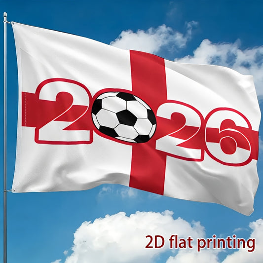 England Flag Cross Pattern 2026 Football Fan Support Flag - ayq