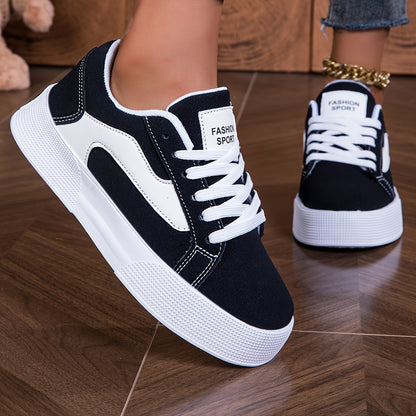 Women's Casual Athletic Sneakers with Geometric Design