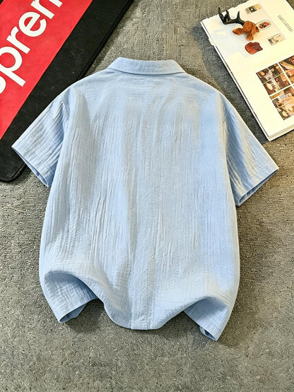Kids' Casual Cotton Cardigan Shirt, Lightweight Summer Top