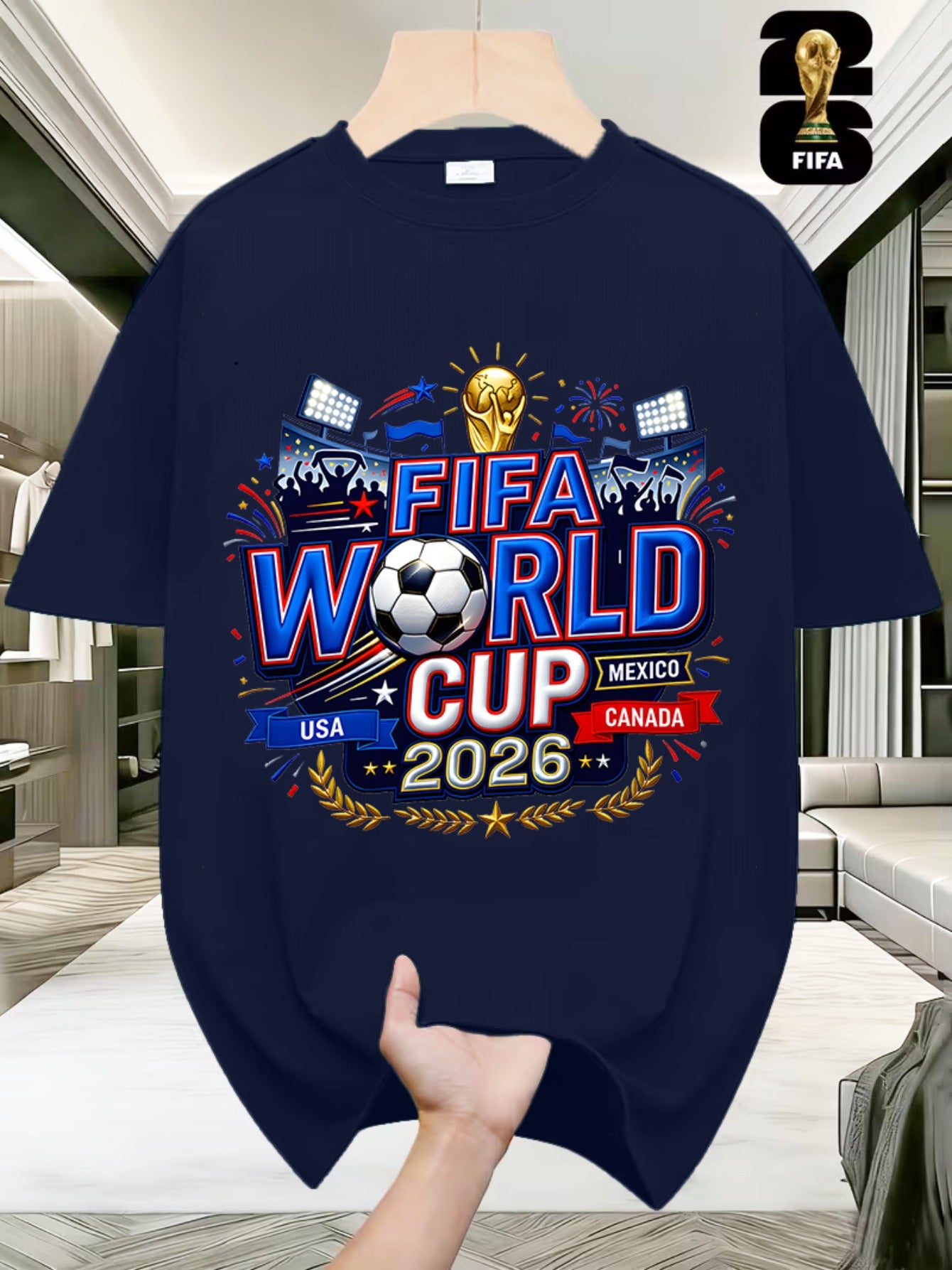 Men's FIFA 2026 World Cup USA Canada Mexico T-Shirt