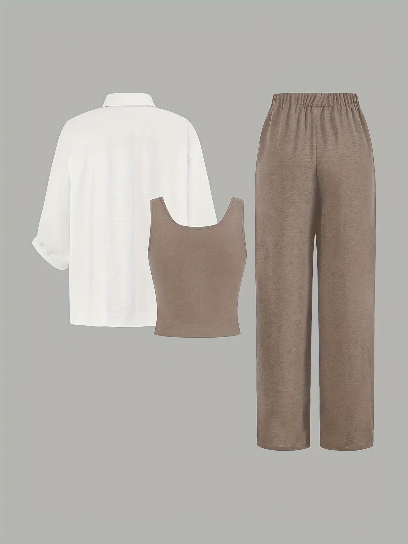 Women's Casual Summer 3pcs Pants Set