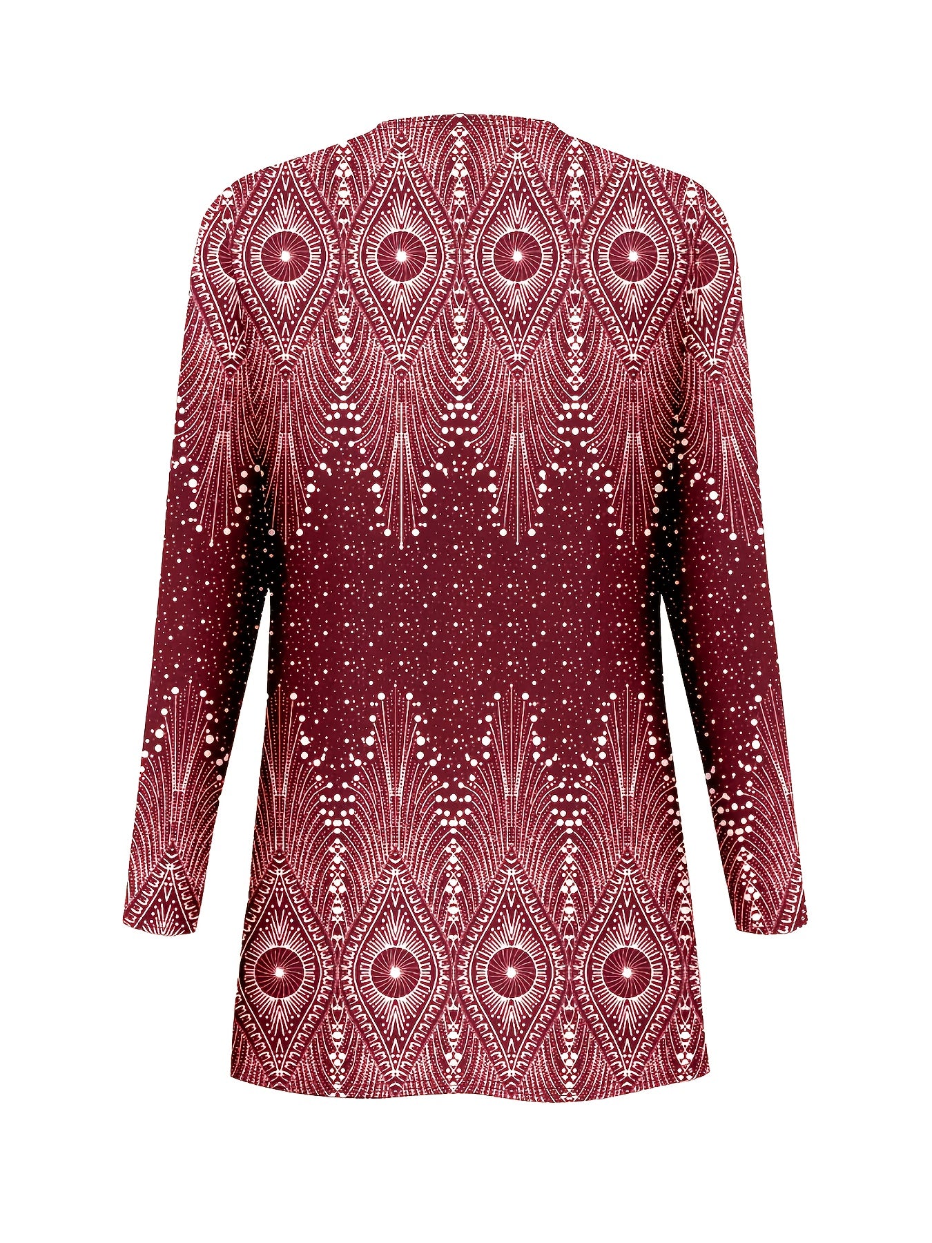 Elegant Women's 3-Piece Ethnic Set with Printed Blazer & Pants