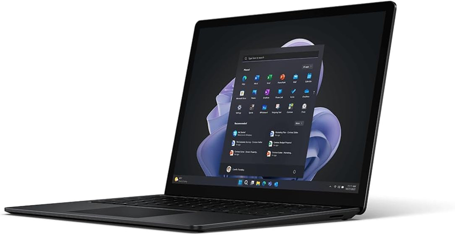 Microsoft Surface Laptop 5 Laptop (13.5" 2K Touchscreen, Intel 10-Core I7-1265U, 16GB LPDDR5X, 1TB SSD), IST Active Pen, 18-Hr Battery Life, Backlit, Wi-Fi 6, Webcam, Win 11 Pro W/Ai Copilot, Black