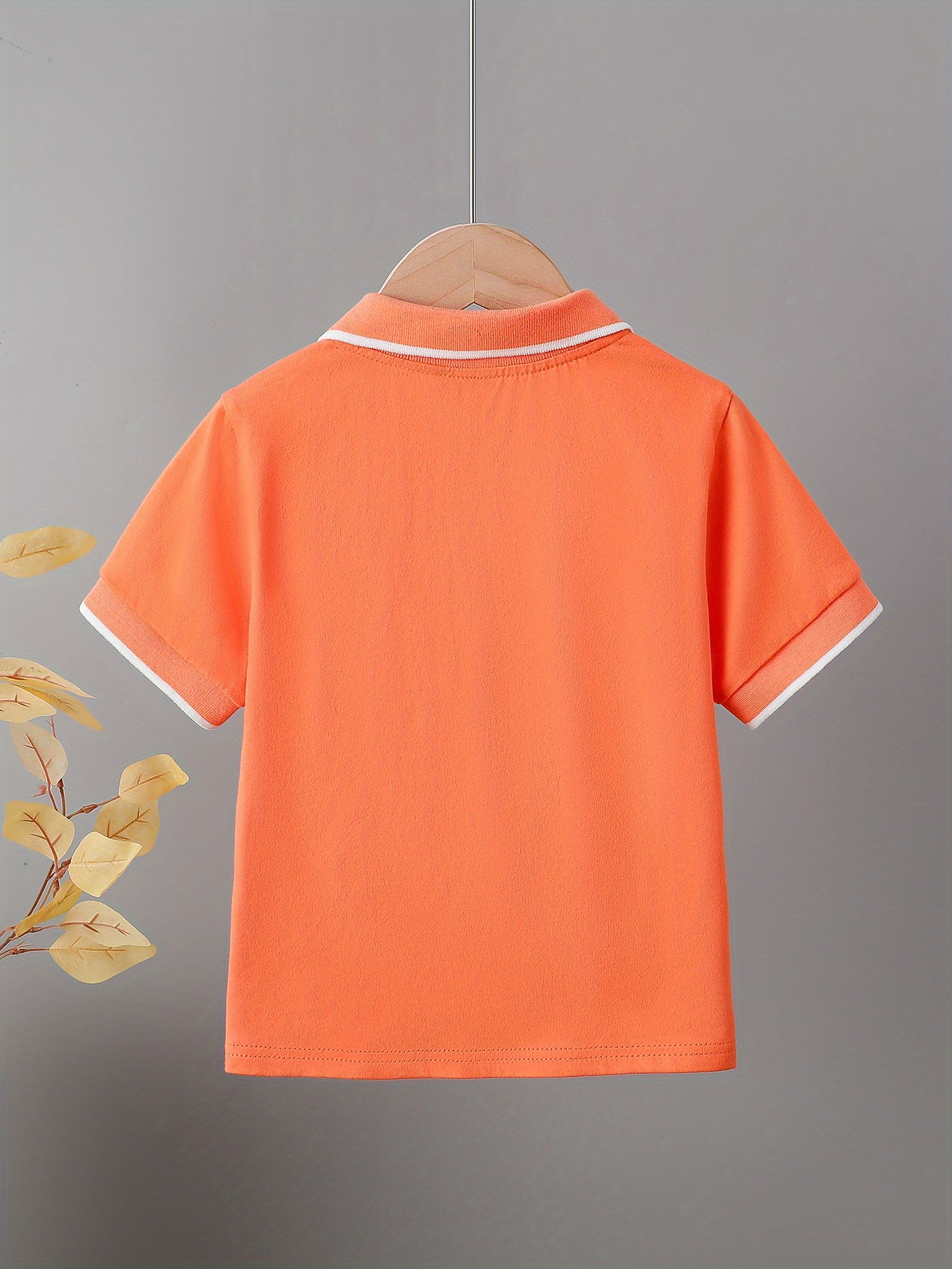 Kids' Cotton Polo Shirt Summer Casual Short Sleeve Top