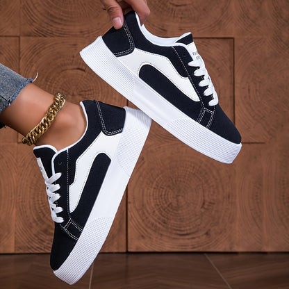 Women's Casual Athletic Sneakers with Geometric Design