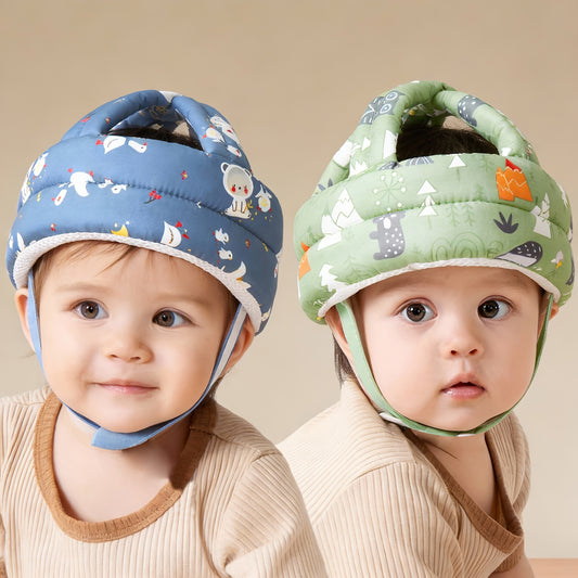 Adjustable Infant Baby Hat with Cute Cartoon Floral Print