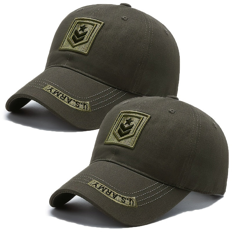 Men's Adjustable Camouflage Baseball Cap - Lightweight Outdoor Hat