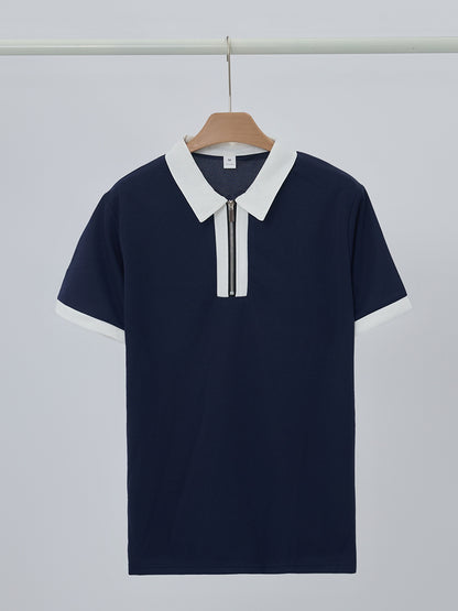 Men's Casual Two-Piece Set - Stretch Comfort Fabric - Suitable for Spring/Autumn Seasons - ayq