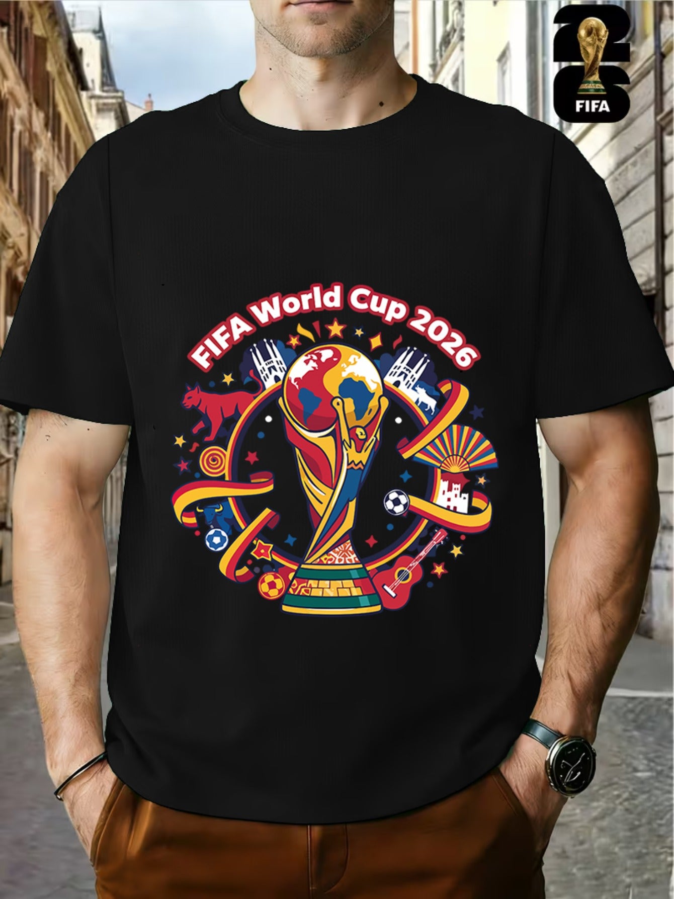Men's 2026 FIFA World Cup USA-Canada-Mexico T-Shirt