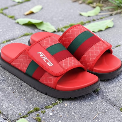 Men's Fashion Sandals with Thick EVA Sole and Floral Upper