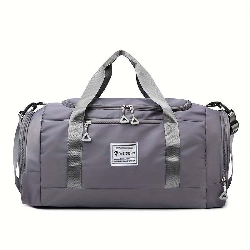 Men'S Large Capacity Gym & Travel Duffel Bag - Durable Oxford Fabric with Adjustable Shoulder Straps, Multiple Compartments, and Secure Zipper Closure for Gym, Short Trips, and Daily Use, Gym Bag, Secure Zipper Closure
