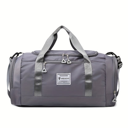 Men'S Large Capacity Gym & Travel Duffel Bag - Durable Oxford Fabric with Adjustable Shoulder Straps, Multiple Compartments, and Secure Zipper Closure for Gym, Short Trips, and Daily Use, Gym Bag, Secure Zipper Closure