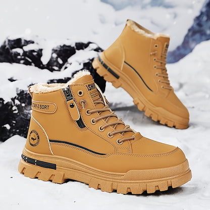 Men'S Stylish Fleece-Lined Snow Boots