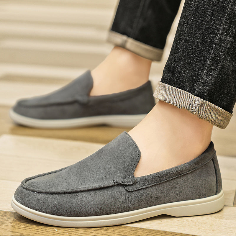 Men's Casual Slip-On Loafers Vintage Style All-Season