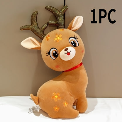 A 33Cm/12.9In Plush Moose Toy, Perfect As a Gift for Day, Valentine'S Day, Or Christmas, Ideal for Friends