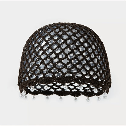 Bohemian Summer Breathable Knit Sequin Beanie Cap