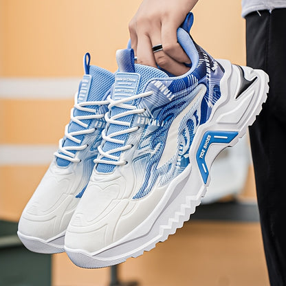 Men's Low-Top Skate Shoes - Breathable PU/Fabric Upper, EVA Cushioned Insole  Durable PVC Sole - Lace-Up Design with Letter Print/Stripes/Solid Colors for Urban Streetwear  Casual Wear