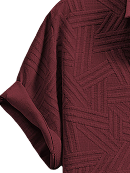 Men's Casual Shirt and Pants Set, Lightweight Summer Essentials