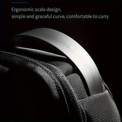 Oxford Fabric Waist Bag with USB Charging  Combination Lock - Sleek Black Crossbody for Men  Women, Ideal for Outdoor Activities  Motorcycle Riding, Perfect Valentine's or Father's Gift, Motorcycle Bag
