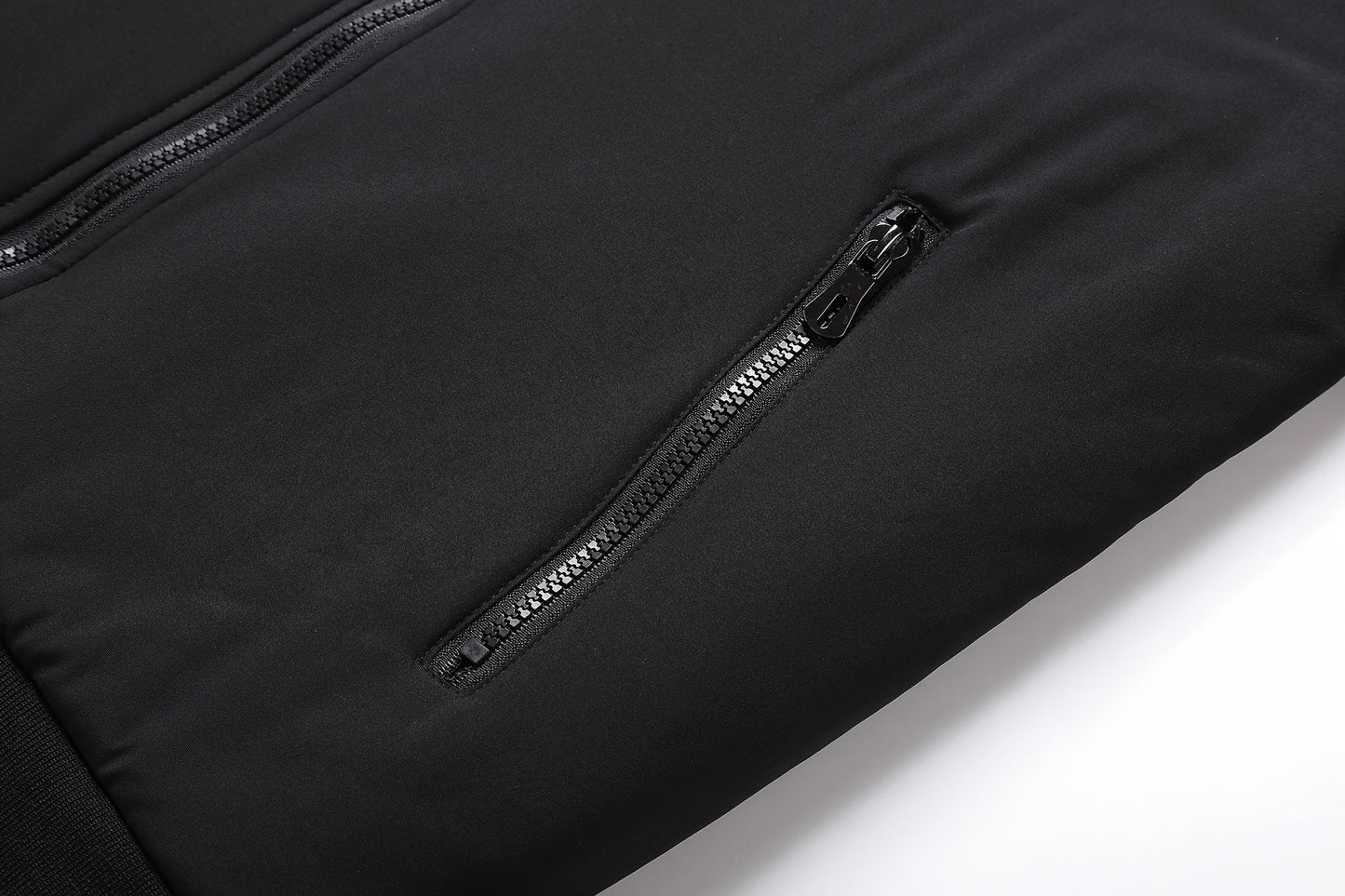 Men's Polyester Fleece Jacket - Basic 100% Polyester Stand Collar Zippered Sweatshirt - Non-Stretch, Solid Color Golf & Casual Outdoor Jacket - Spring/Fall All-Purpose Regular Fit Hiking, Camping, Streetwear & Indoor Use