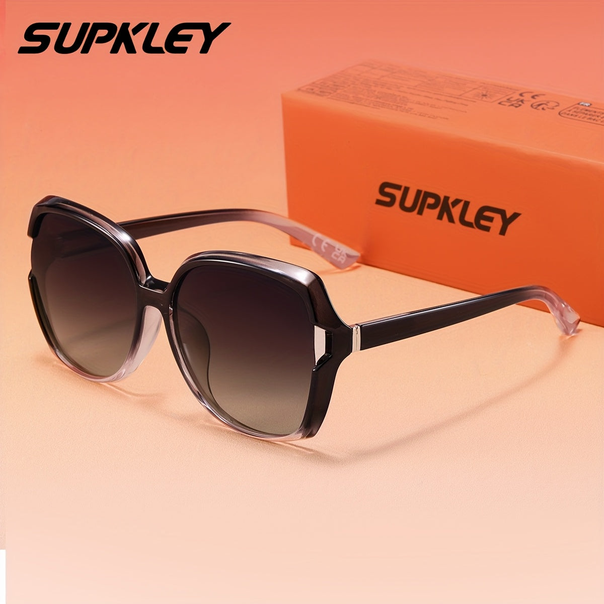 Women's Polarized Oval Sunglasses with TAC UV400 Lenses