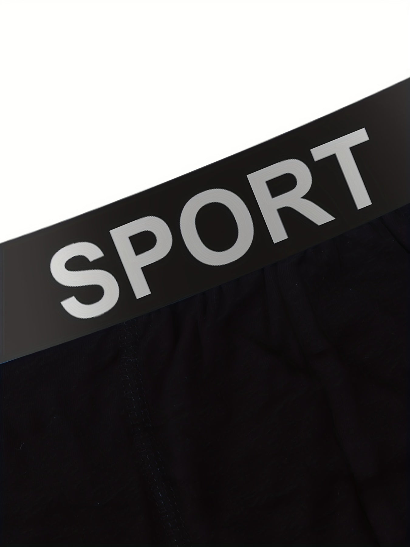Men's 4-Pack Cotton Stretch Trunk Underwear with Wide Elastic Band