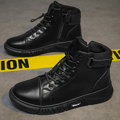 Men's Casual Ankle Boots - Stylish Outdoor Hiking Shoes