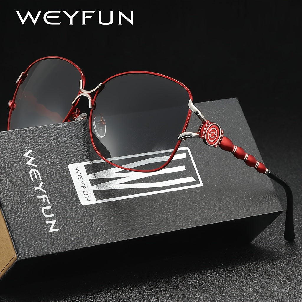 Elegant Women's Oval Sunglasses with UV400 Polarized TAC Lenses