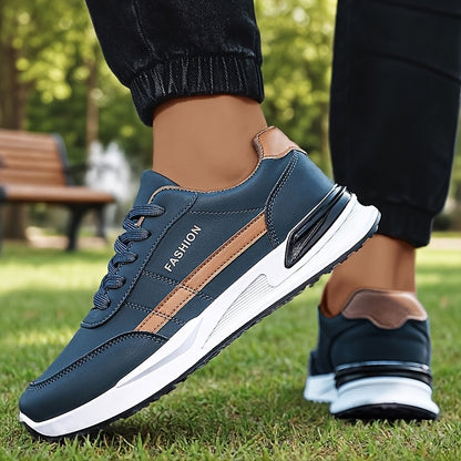 Men's Breathable Walking Shoes, Camping Shoes, Training Shoes, Casual Shoes, Large Size Classic Low-Top Skate Shoes, Daily Commute Lace-Up Student Casual Sneakers for All Seasons - ayq