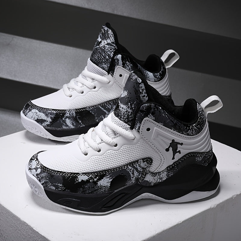 Men's Low-Top Basketball Sneakers | Comfortable Durable Lace-Up Shoes