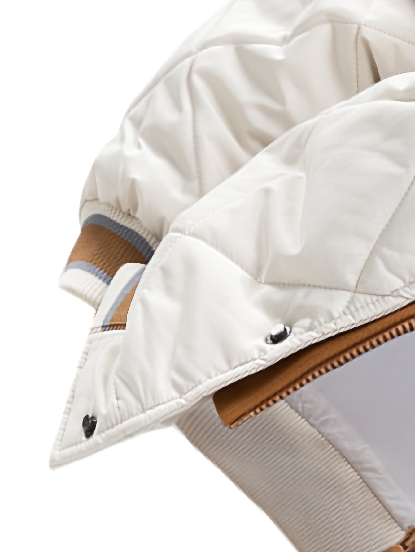 2025 New Product Men's Winter Warm Jacket with Letter Embroidery, Thickened Warm Casual Hooded Faux Two-Piece Jacket Coat for Camping, Christmas New Arrival