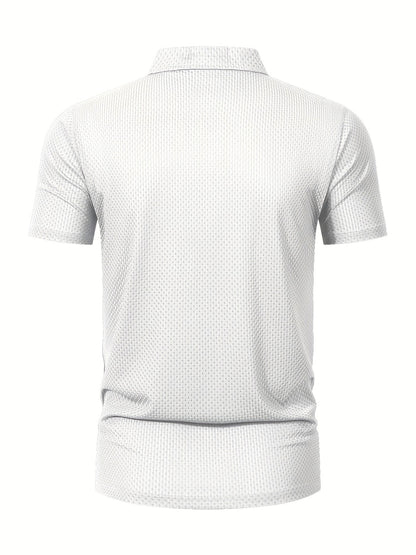 New Arrival of Plus-Size Men'S Polo Shirts, Featuring Short Sleeves And Classic Details Like a Collar And Buttons, Perfect for Casual Everyday Wear - ayq