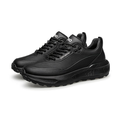 ZRO Men's Lightweight Cushioning Leather Casual Sneakers