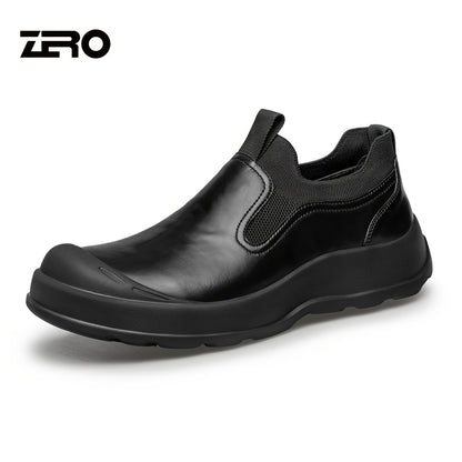 Men's Leather Slip-On Loafers Casual Business Shoes Spring 2026