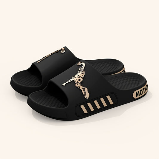 A Pair of EVA Slippers Featuring a Contrasting Sporty Design, with a Cloud-Like Soft And Comfortable EVA Sole. The Minimalist Style Is Fashionable And Versatile - ayq