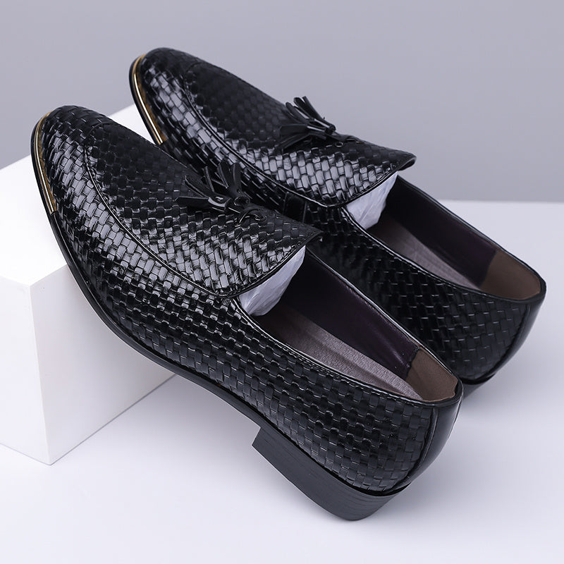 Men's Classic Tassel Loafers - Casual & Business Slip-On Shoes