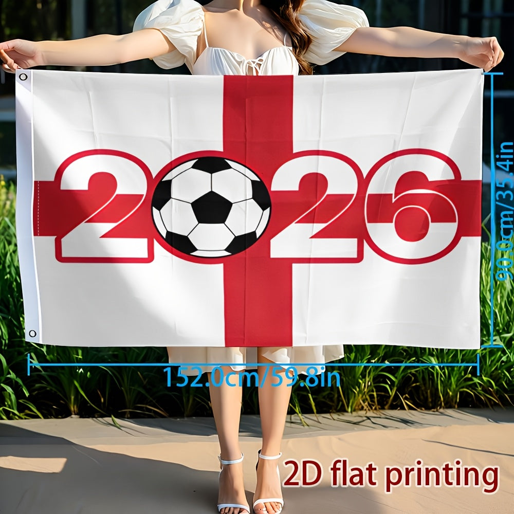 England Flag Cross Pattern 2026 Football Fan Support Flag