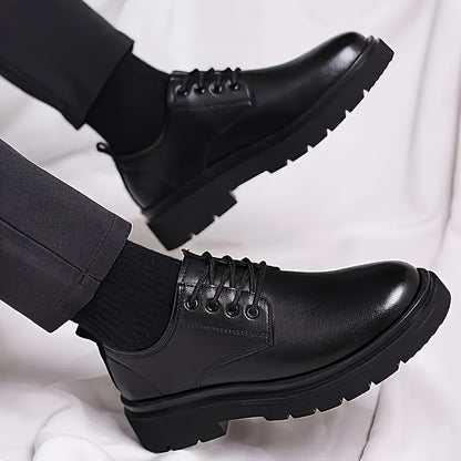Men's Lightweight Business Casual Shoes with Thick Rubber Sole