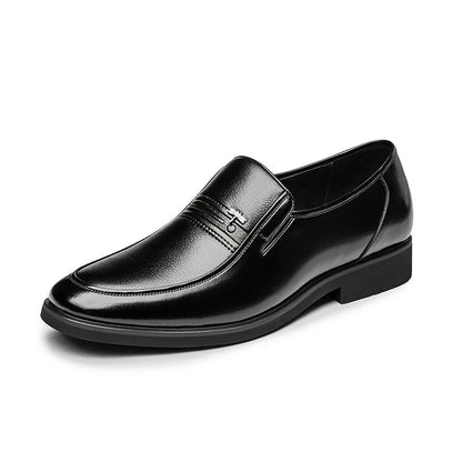 Men's Slip-On Business Casual Faux Leather Shoes - Comfortable Fit