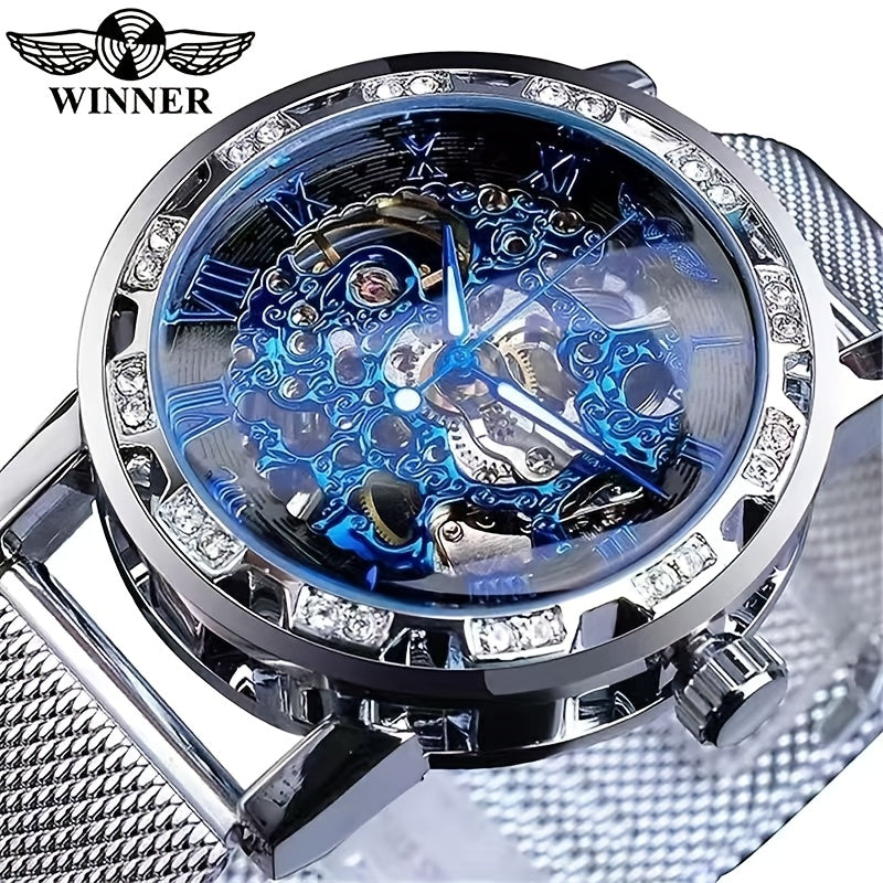A Genuine Mechanical Watch With A Hollow Design For Men, A Stylish And Cool Famous Watch, A Tech-savvy And Luxurious Hot Sale Men's Watch, A Casual And Versatile Branded Wristwatch.